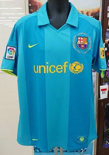 03/04☆FCバルセロナ2nd☆メッシ#19 FCバルセロナ（A）07/08 メッシ＃19 +TV3パッチ付。