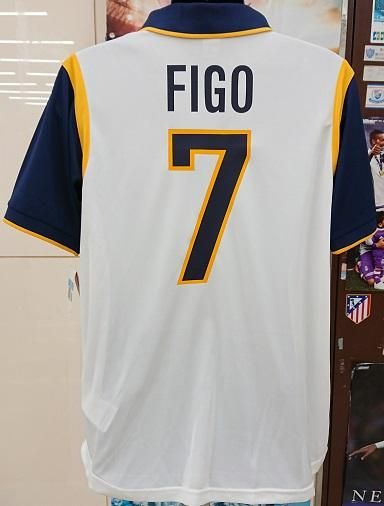 ポルトガル代表 限定 フィーゴ ユニフォーム ポルトガル代表 サッカーユニフォーム メンズ SIZE L バー