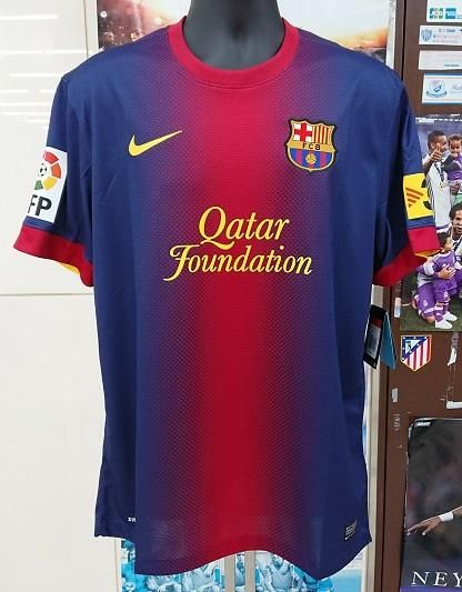 FCバルセロナ（H）12/13 イニエスタ＃8 +LFPパッチ(大）付。