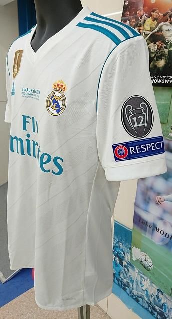 レアル、マドリード(H)17/18 UEFA CL用 FINAL N&N+パッチ レアル、マドリード(H)17/18 UEFA CL用 FINAL N&N+パッチ