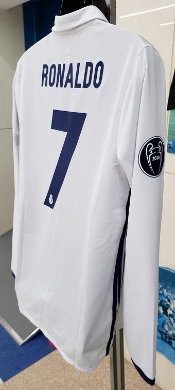 選手支給品Ronaldo CR7ロナウド レアル・マドリード17/18UCL 8