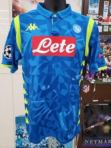 ナポリ（H）18/19 UEFA CL用 N&N+パッチ2個セット！