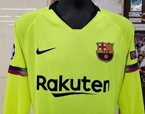 FCバルセロナ（A）18/19 選手支給 長袖 UEFA CL用 ピケ＃3！！