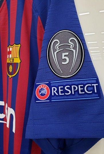FCバルセロナ（H）１８/１９ オーセンティック UEFA CL、 N&N＆パッチ