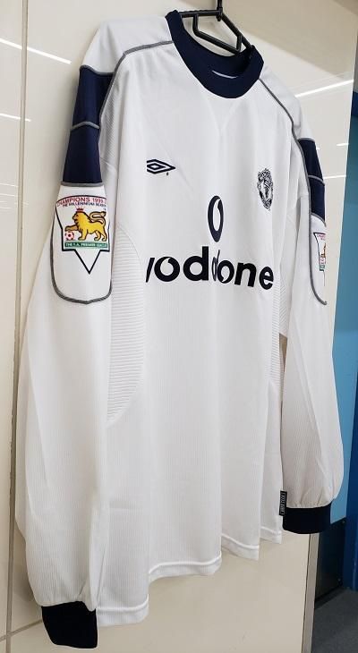 マンチェスターU（A）00/01 長袖 ベッカム＃7 +パッチ付！