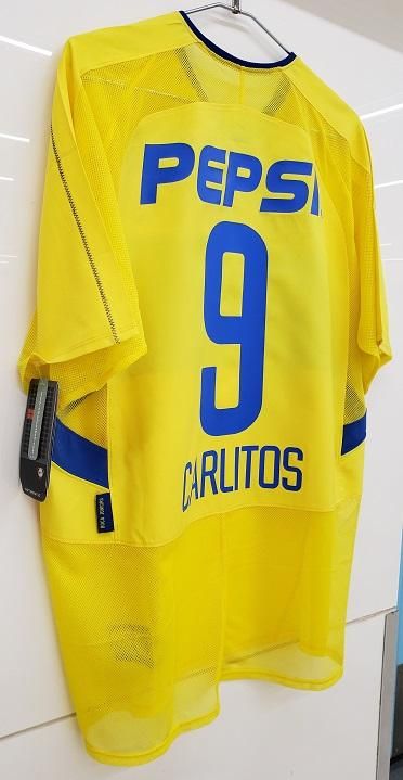 NIKE Boca Juniors 2003-2004 カルロステベス選手支給品 サッカー 