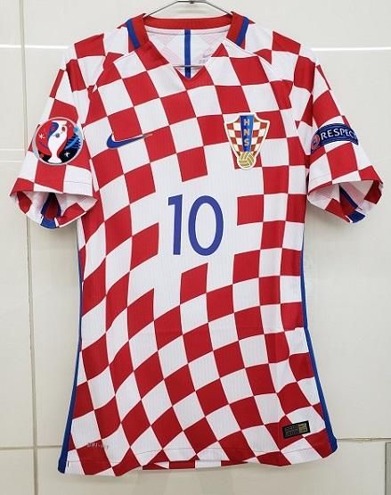クロアチア代表モドリッチ選手支給ユニホーム10番2016年モデル クロアチア（H）EURO 2016 選手支給 モドリッチ＃10