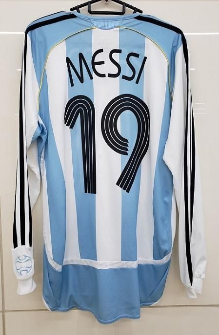 06-07アルゼンチン AFA Argentina(H)＃19 メッシ Messi 長袖 adidas