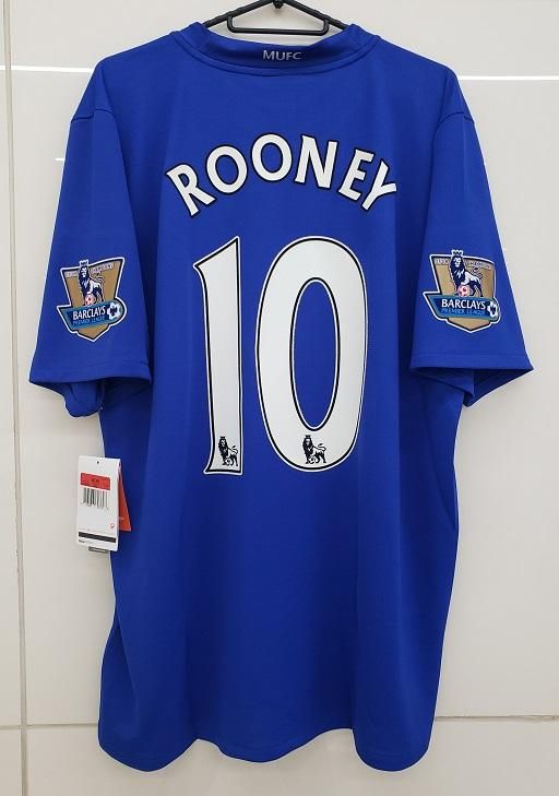 マンチェスターU（3rd）08/09 ルーニー＃10 + パッチ付！