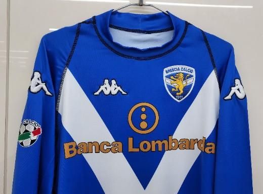ブレシア（H）03/04 長袖 R,バッジョ＃10 + LegaCalcio