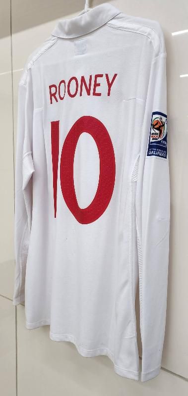 【新品タグ付】イングランド代表 2010 #10 ルーニー ユニフォーム 最終値下】【ルーニー】【南アフリカW杯着用】イングランド代表