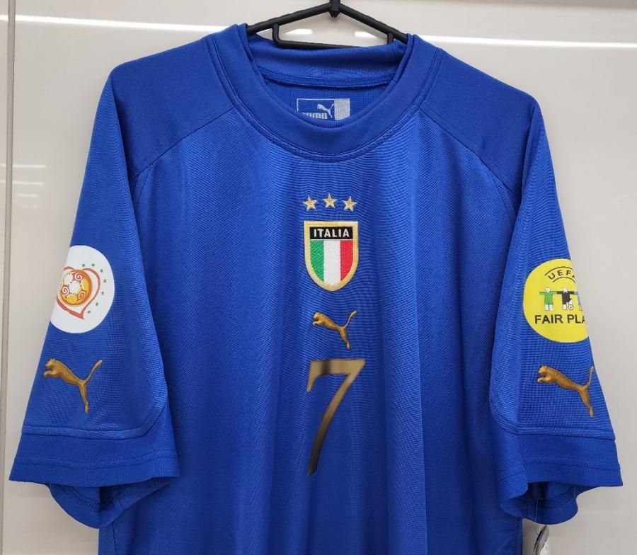 イタリア（H）EURO 2004 デルピエロ＃7 + パッチ付き！