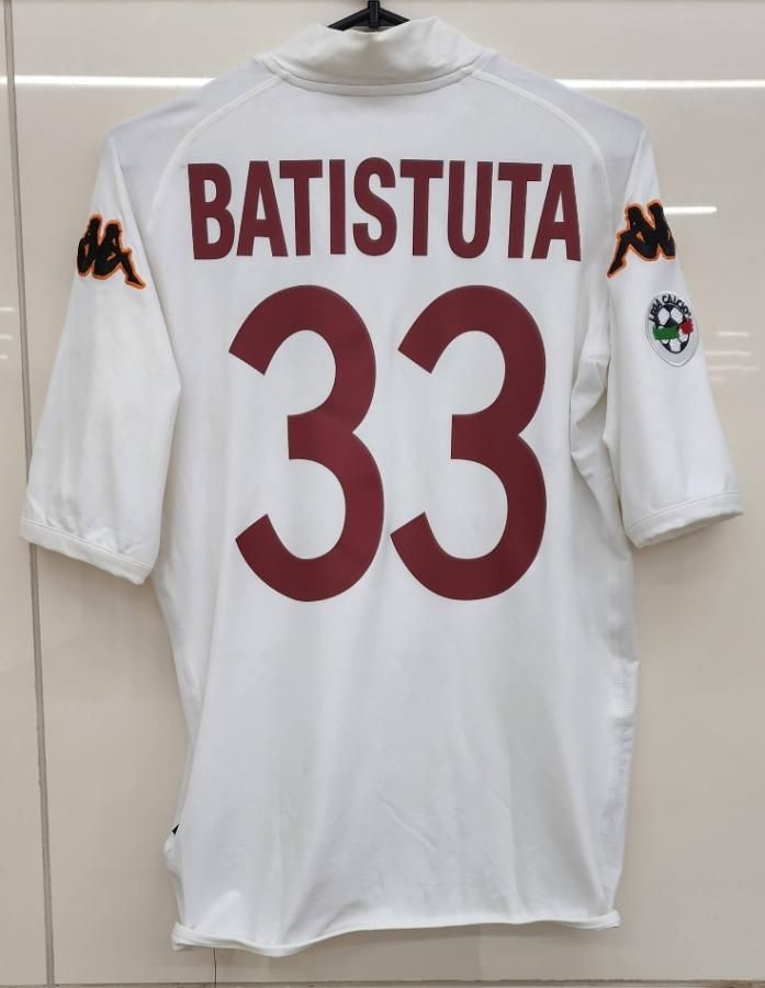 新品本物】 ASローマ #33 BATISTUTA ユニフォーム ウェア