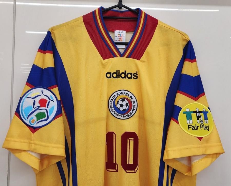 Euro1996 ルーマニア代表 ハジ 新品紙タグ付き 当時物ユニフォーム