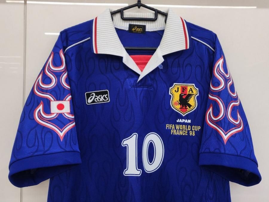 サッカー日本代表ユニフォーム フランスワールドカップ背番号10