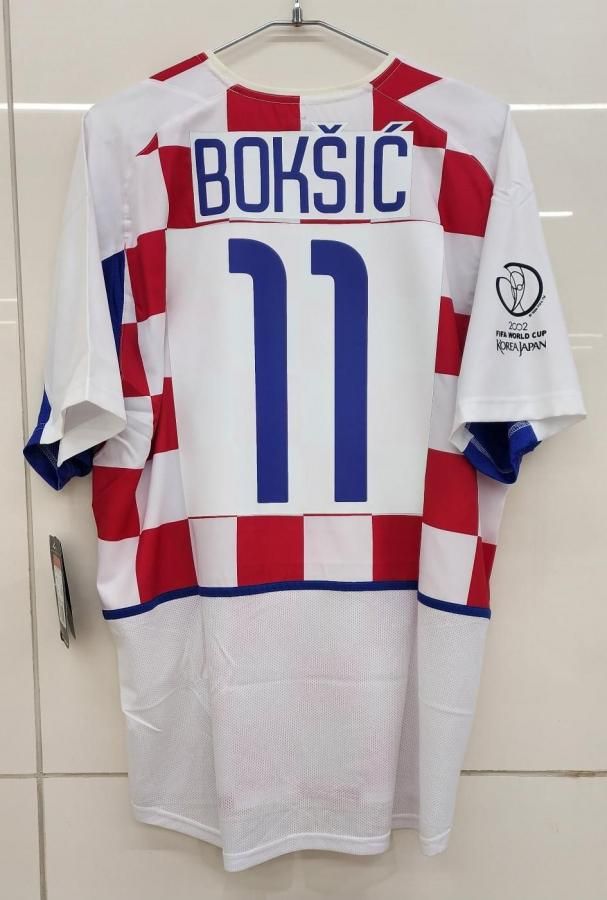 【正規品 オーセンティック】2002W杯クロアチア代表 ボクシッチ L ナイキ クロアチア（H）2002 日韓W杯 ボクシッチ＃11 + パッチ付き！