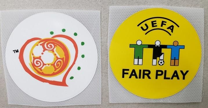 2004ユーロパッチ、ラバー版＆ワッペン版 2004 EURO PATCH