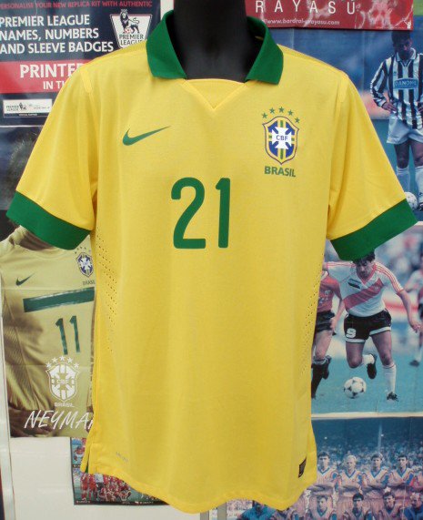 ブラジル代表（Ｈ）１３／１４ 選手実着レアンドロ、ダミアン＃２１ ...