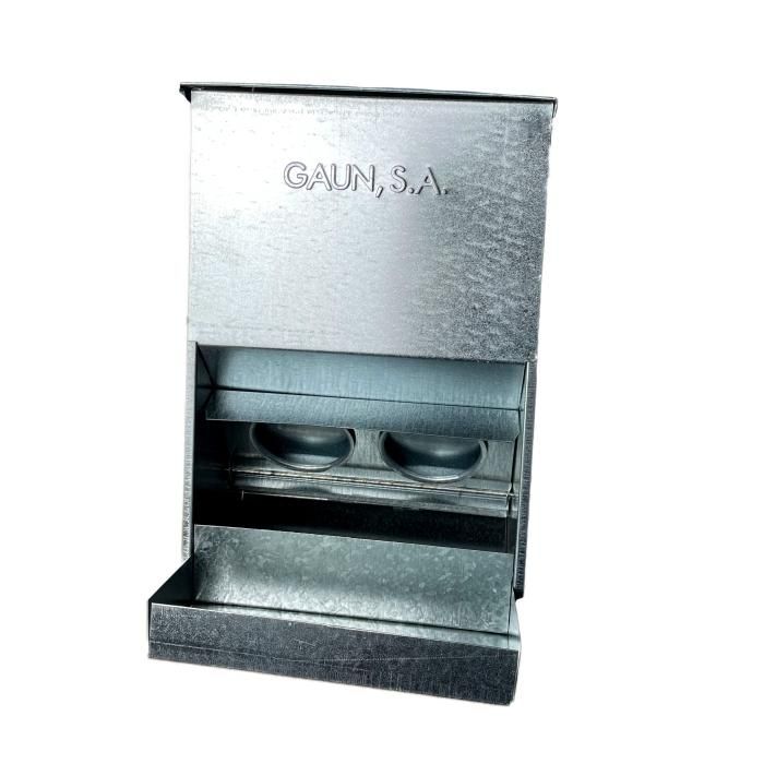 鳥用・ニワトリ用 金属製不断給餌器 容量1Kg - 酸素濃度自動調整