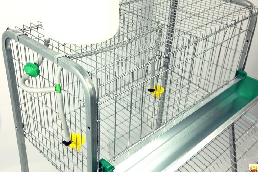 採卵用 ニワトリバタリーケージ にわとり用カゴ 2羽用 - 酸素濃度自動