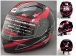 【送料無料】Ｗシールド【インナーシールド＋シールド】VCANフルフェイスヘルメット V124 レッド XL