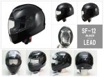 STRAX SF-12 フルフェイスヘルメット ブラック  リード工業 SF-12-BK-LL