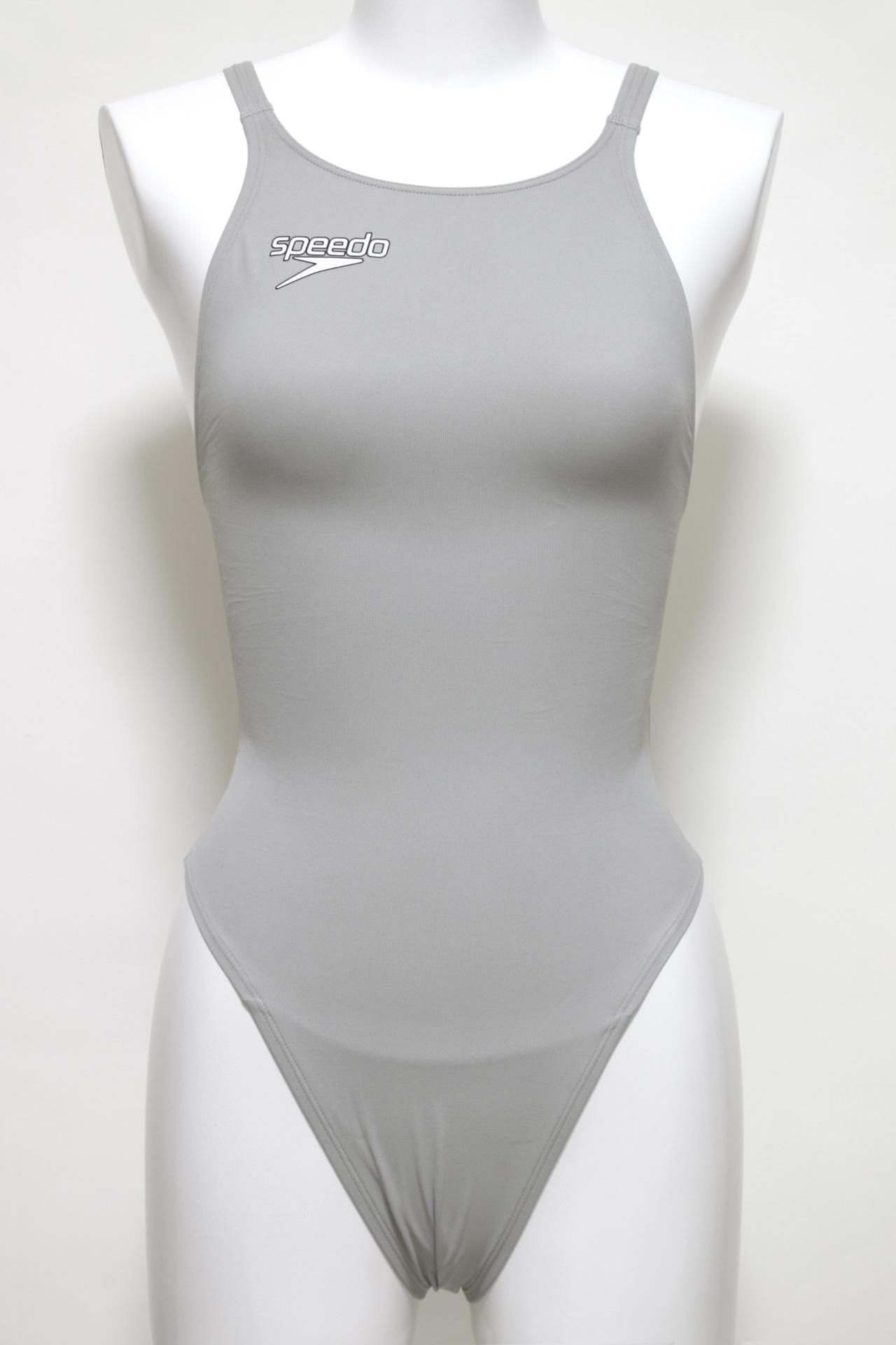 SCW01920N 別注 speedo Fastskin XT-W ハイレグ 無地（SV） - 競泳水着 