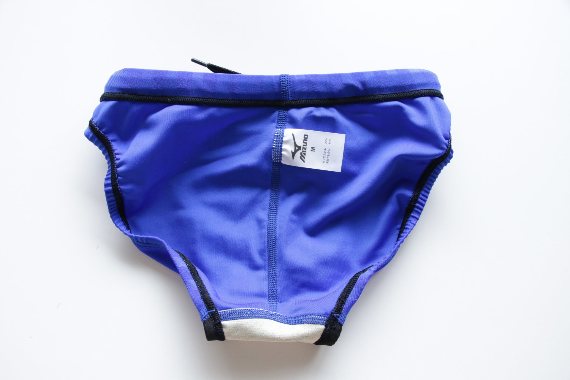 Mizuno Men's Swimwear Stream Aqucela Brief Black/Blue 09x27xE45