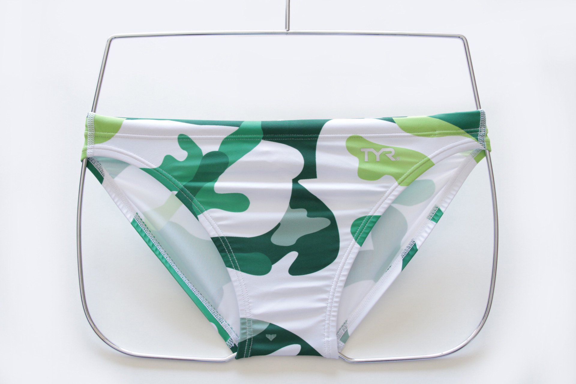 Bespoke Tyr Men's Swimwear White Camouflage Brief
