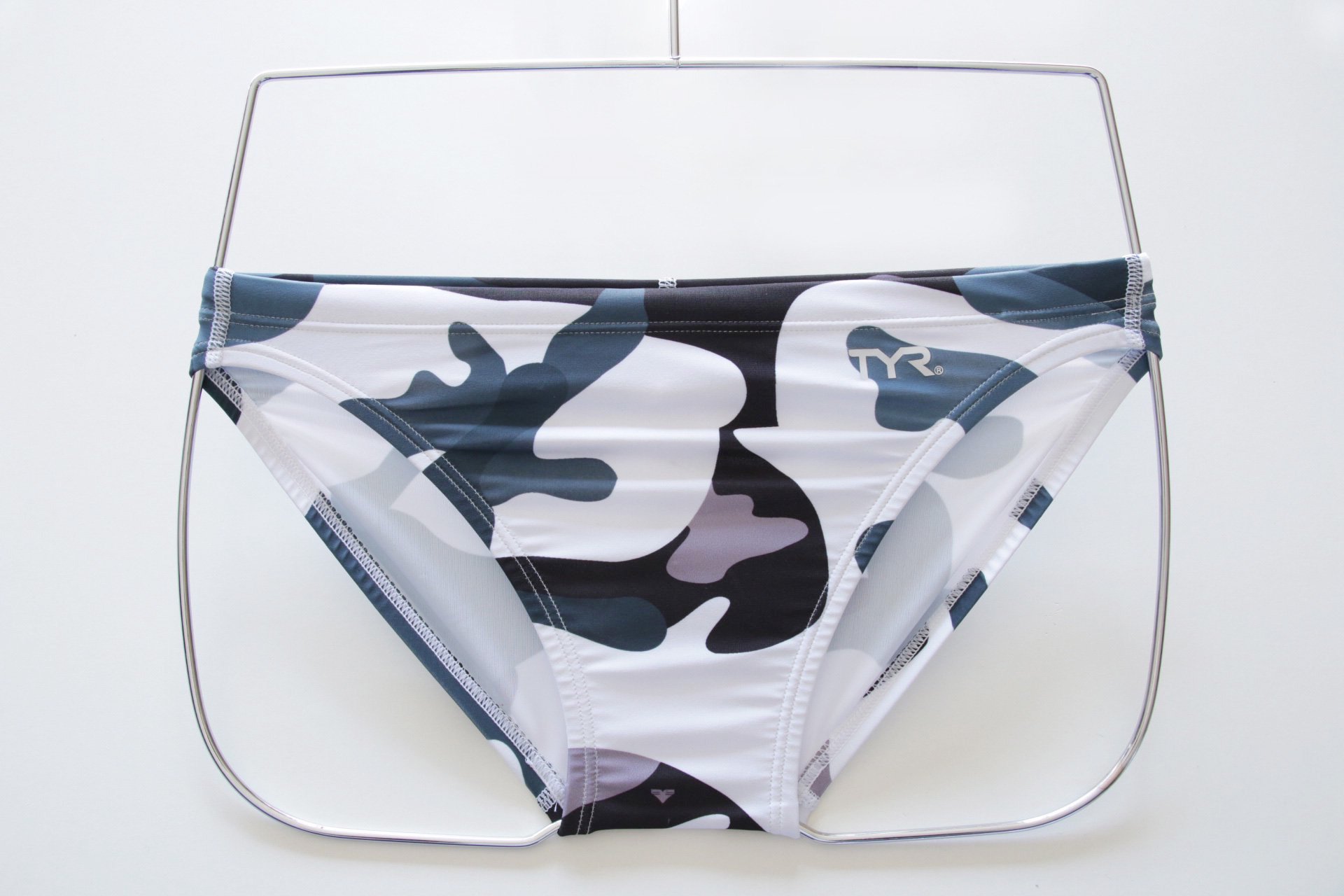 Bespoke Tyr Men's Swimwear White Camouflage Brief
