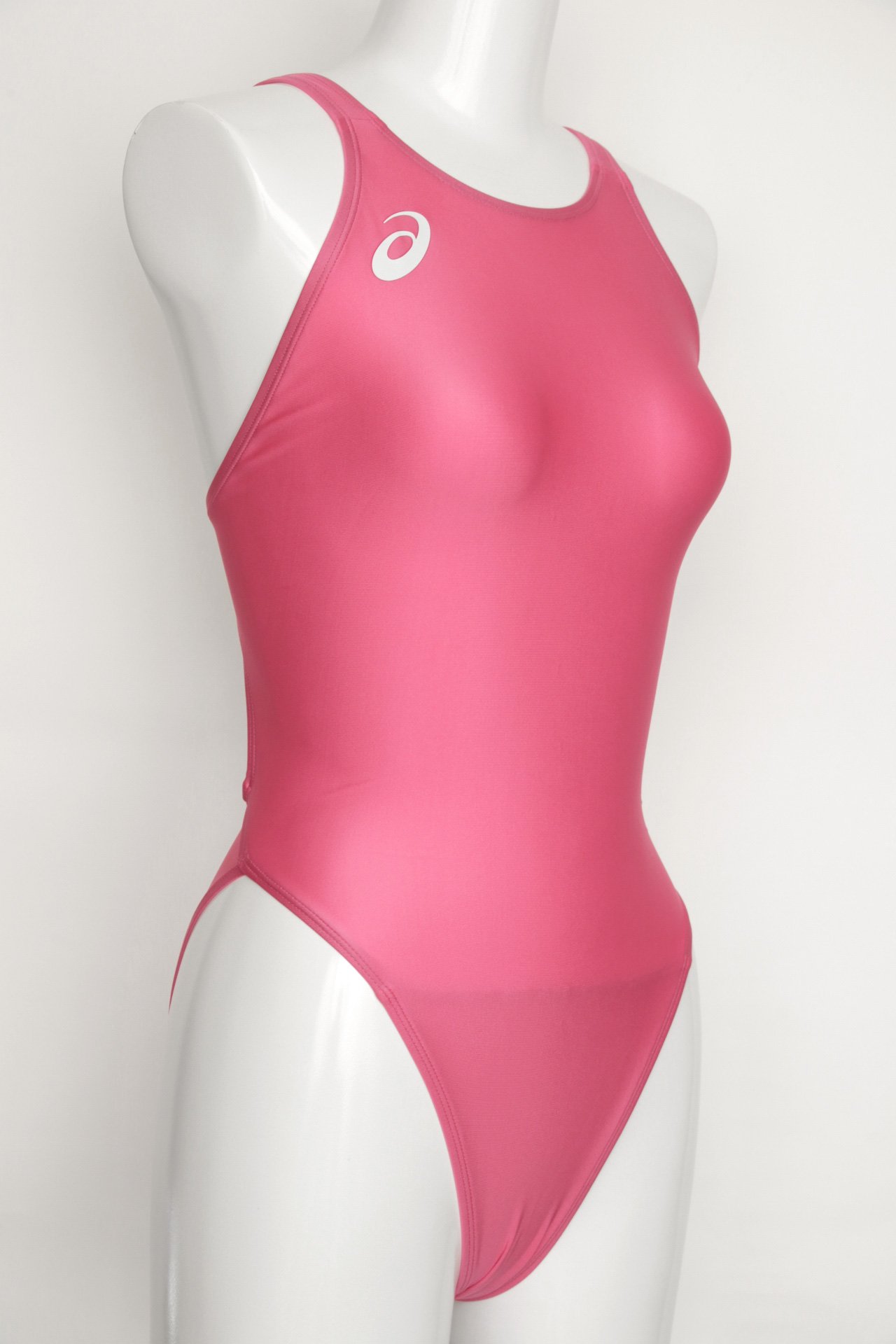 Bespoke Asics Lady's Competition Swimwear Successor to HYDRO-CD High Leg Cut Pink