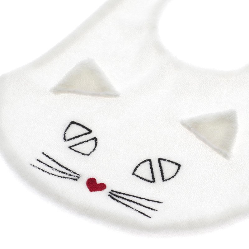 猫スタイ／CAT bib（2色展開） - 出産祝い・ベビーギフトブランド【niva】ニヴァ - 日本製 -