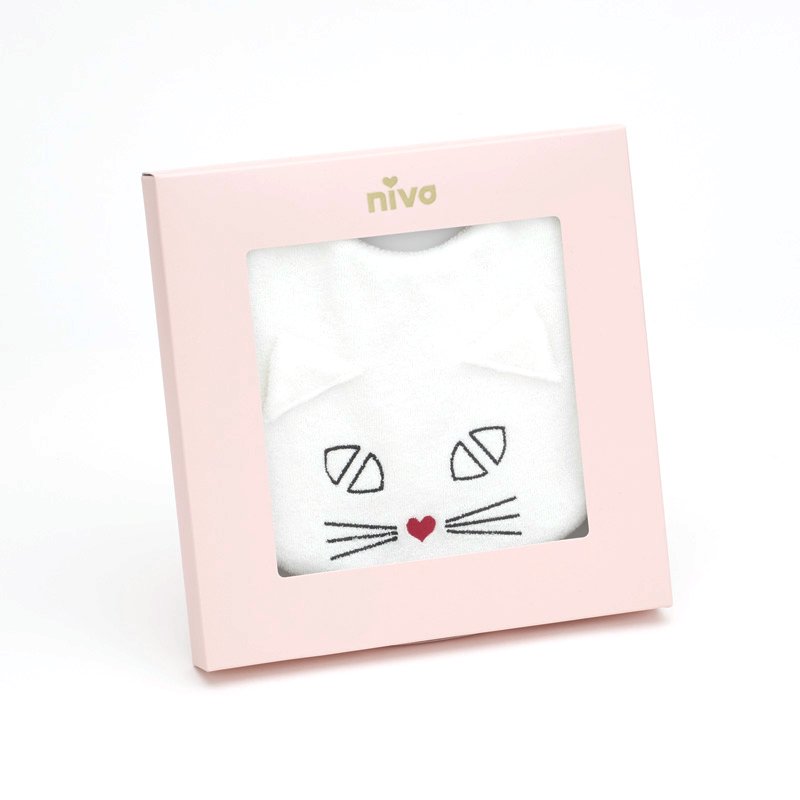 猫スタイ／CAT bib（2色展開） - 出産祝い・ベビーギフトブランド【niva】ニヴァ - 日本製 -