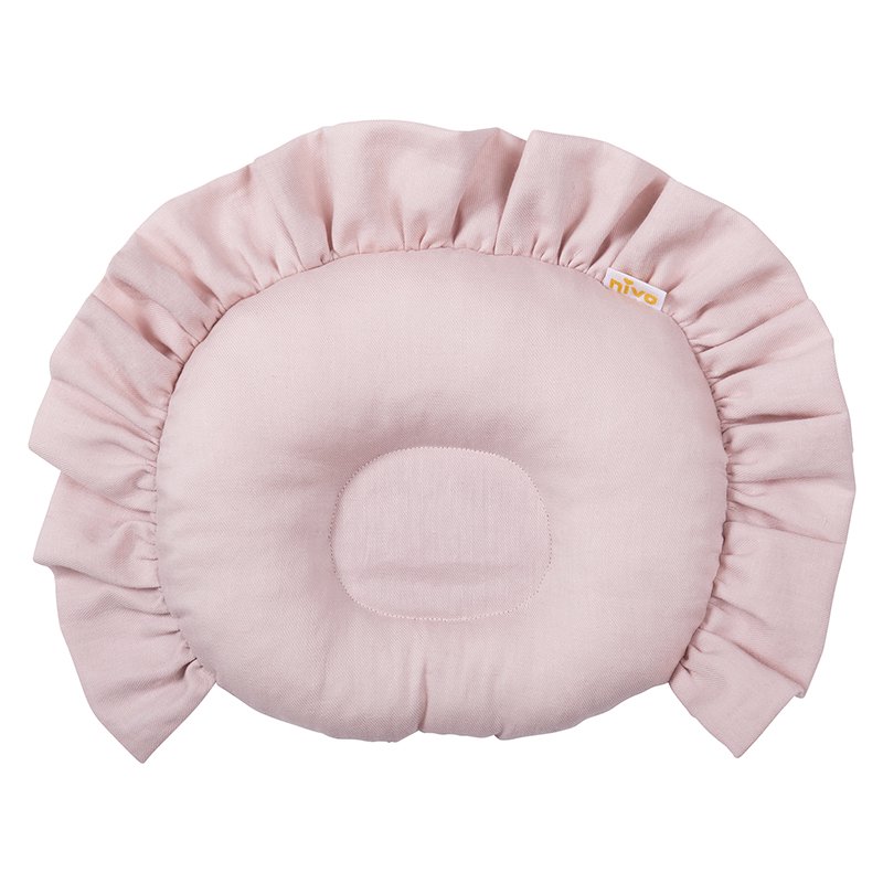 コットンリネン赤ちゃん枕／Cotton Linen baby pillow（3色展開） 出産祝い・ギフトのおしゃれスタイ【niva】ニヴァ  -日本製-