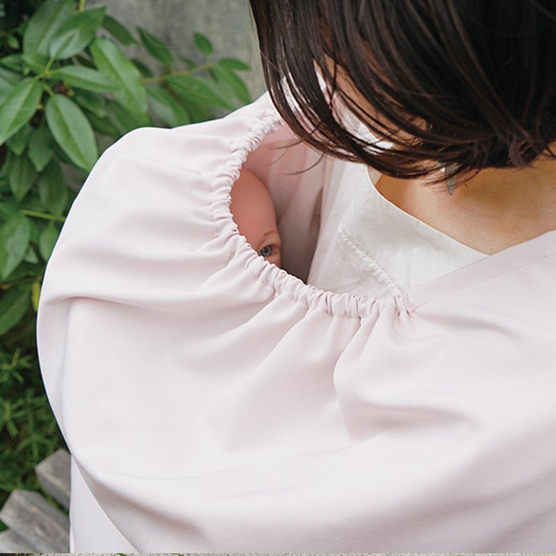 シンプル無地３WAY UV授乳ケープ／3Way UV Nursing covers（2色展開