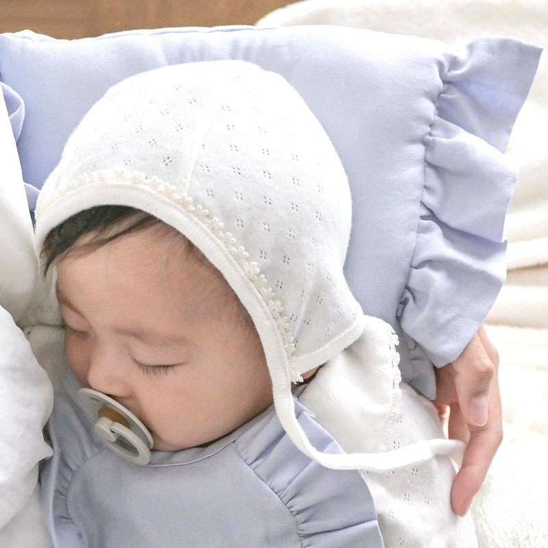 コットンリネン授乳枕／Cotton Linen baby pillow｜ - 出産祝い・ギフトのおしゃれスタイ【niva】ニヴァ -日本製-