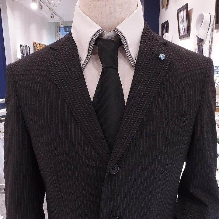 全12色 タイタック ピンブローチ スワロフスキー ストーン