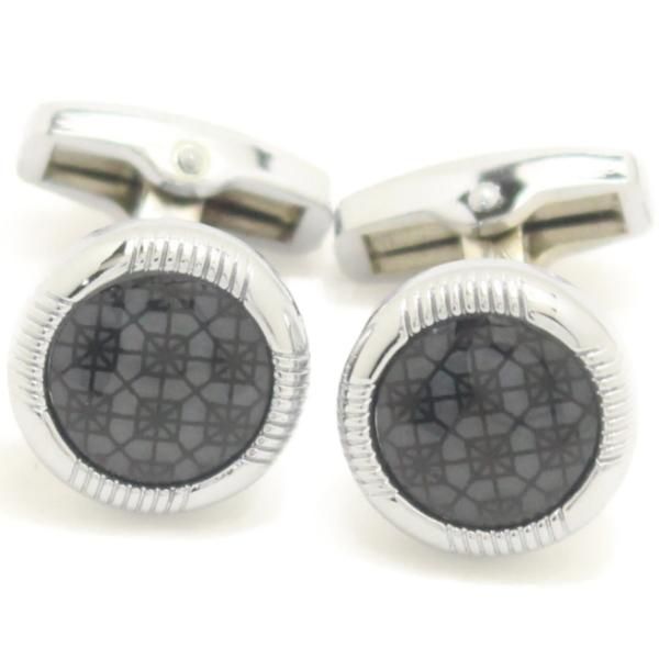 MONT BLANC 幾何学模様 カフリンクス MONT BLANC 幾何学模様 カフリンクス Mont Blanc そそっかしい