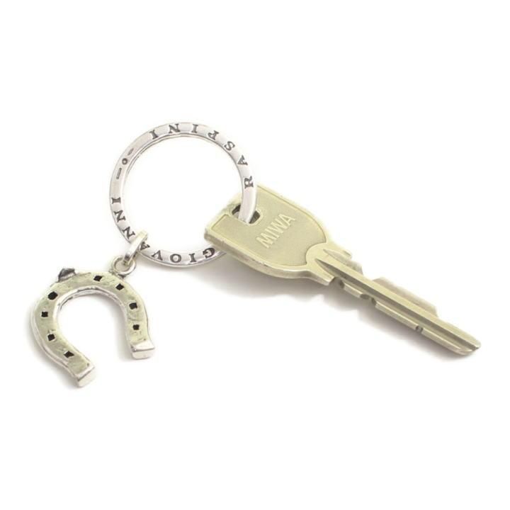 キーリング キーホルダー シルバー925 いぶし銀 馬蹄ビッグ馬蹄