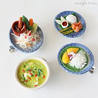 タイ料理ピンブローチ　4皿