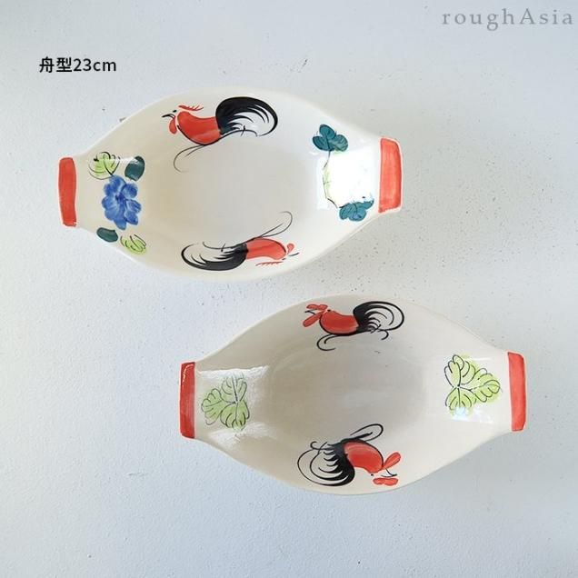 Ceramic｜タイの陶製品（セラミック）ランパーン県のニワトリ柄