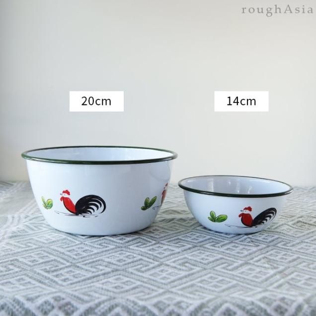 Enamel｜ホーロー（琺瑯）製品｜タイのホーロー製のバケツ・食器
