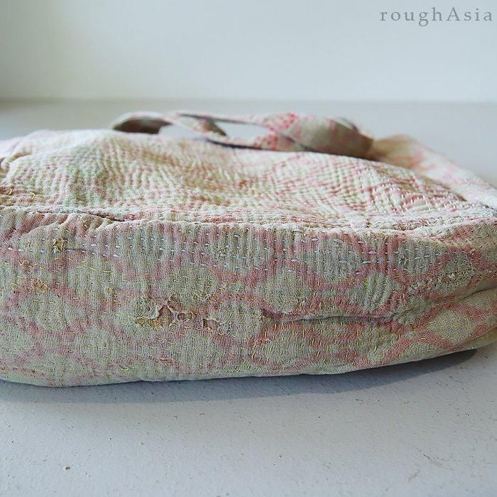 インド》 カンタ刺繍トートバッグ S （全2色） ｜ラフエイジア