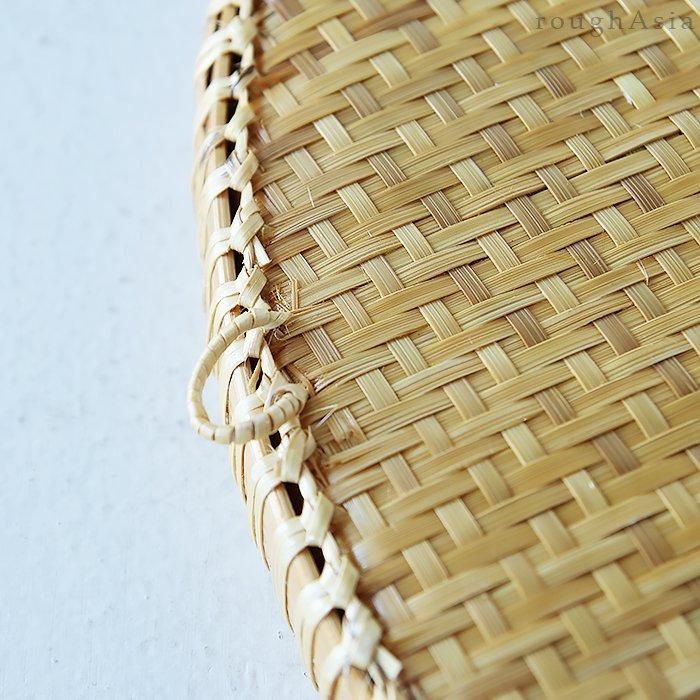 タイ》市場の竹ざる 35cm（極細）｜ラフエイジア