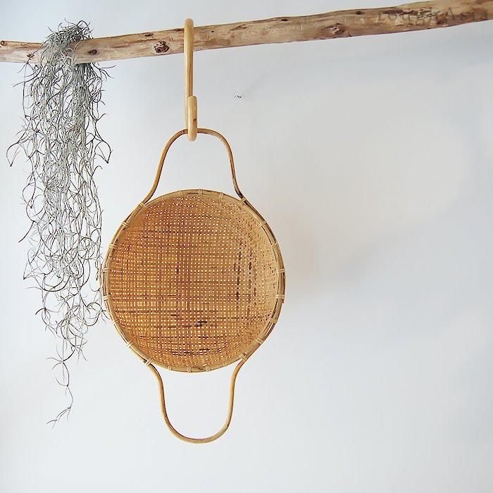 タイ》竹の水切り両手ざる ｜タイやアジアの台所用品や雑貨・日用品