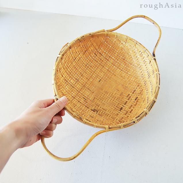 インド　葦籠 Basket｜タイ・インドなどのアジアのざる・かご・バスケット