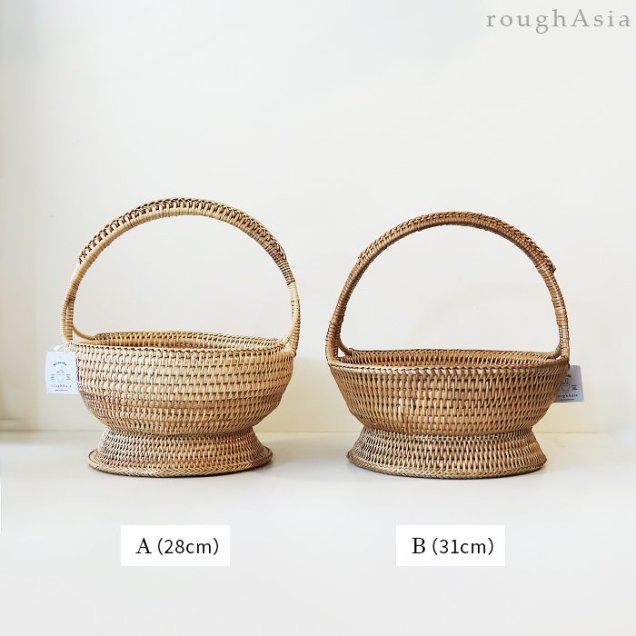 Basket（Bamboo,Rattan etc.）｜タイ・アジアの日用品（かご・ざる