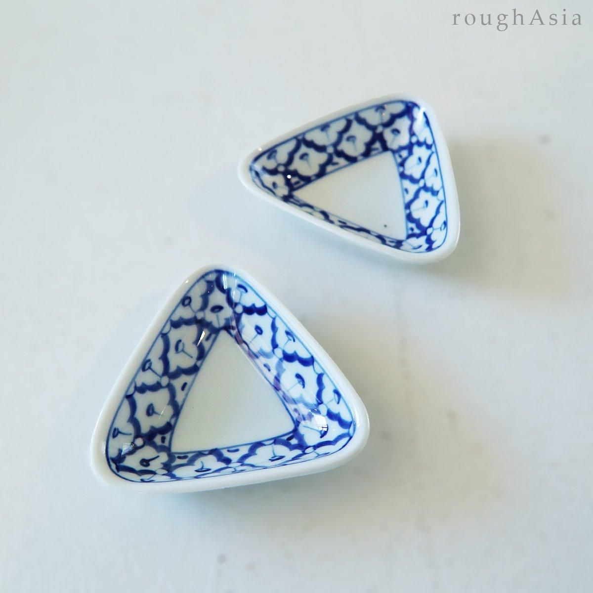 タイ》ブルー＆ホワイト パイナップル柄コンポート皿｜アジアの