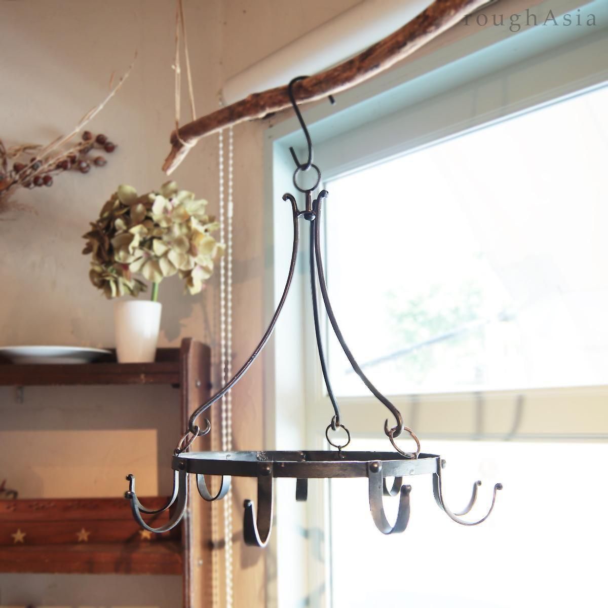 インド製アイアンサークルフック | タイやアジアの台所用品ラフエイジア