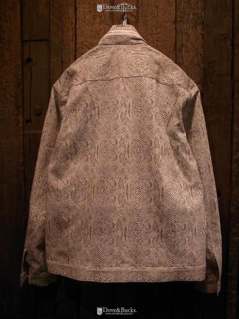 MAGIC STICK / JQD PYTHON JEAN JACKET [GRAY] - THINKTANK ltd